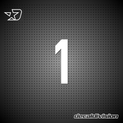 Vinyl Number 1 - DIN STENCIL